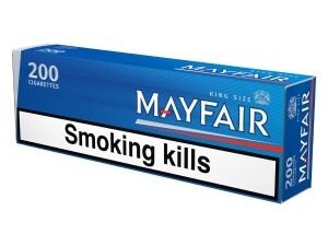MAYFAIR KING SIZE 1 CTN= 10 PKS, 200 CIGG