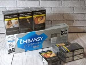 Embassy Signature Gold Cigarettes – 10 packs of 20 Cigarettes (200)