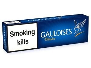GAULOISES BLONDES BLUE 1 CTN= 10 PKS, 200 CIGG