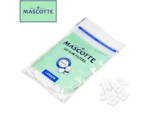 Mascotte Tips | Bag of Carbon Slim Filter Tips | 120 Pack