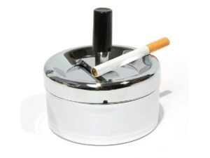 Angelo | Spinner Ashtray High Polished Chrome | 9cm