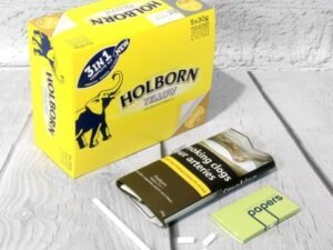 Holborn Yellow Hand Rolling Tobacco – 3 in 1 30g Pouch