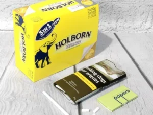 Holborn Yellow Hand Rolling Tobacco – 3 in 1 30g Pouch