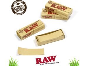 RAW | Perforated Gummed Natural Tips | Bundle of 3