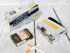Lambert & Butler | King Size Bright | 20 Cigarettes |10 packs – (One Sleeve)