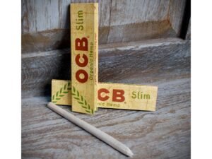 OCB | Slim K.S. Organic Hemp Rolling Papers | Pack of 2 Booklets