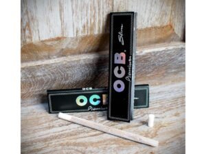 OCB | Premium Slim K.S. Rolling Papers | Pack of 2 Booklets