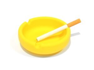 Silicone Cigarette Ashtray | Yellow